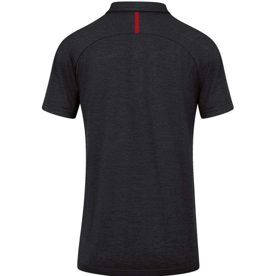 Damen Jako Polo-Shirts | Jako Damen Polo Challenge Schwarz-Rot