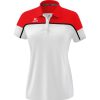 Damen Erima Polo-Shirts | Erima Damen Change By Erima Poloshirt Weis/Rot/Schwarz Gunstig