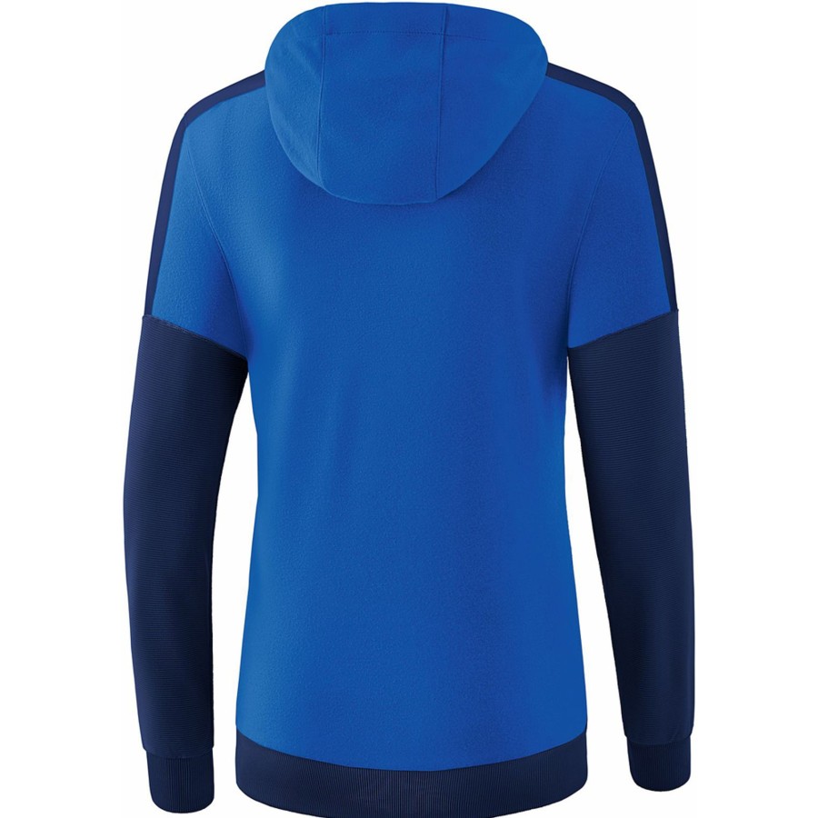 Damen Erima Hoddies | Erima Damen Hoodie Squad Blau