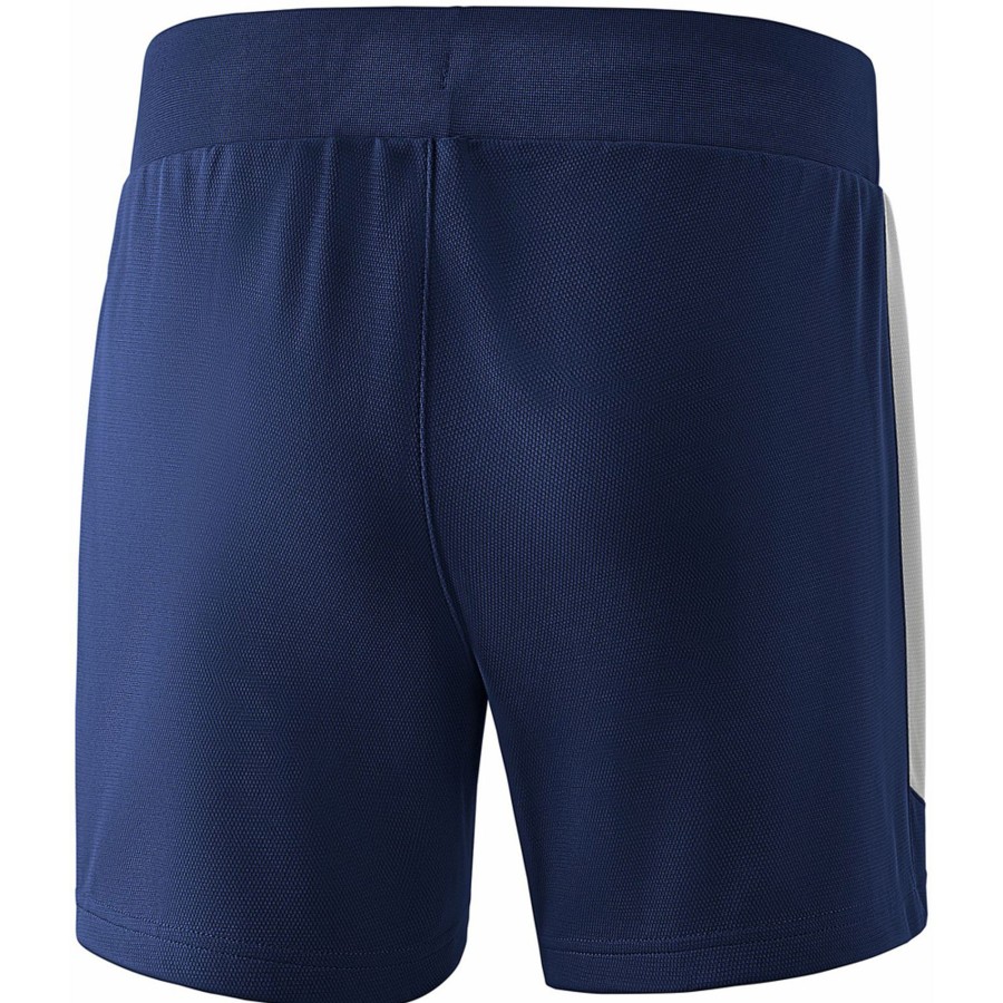 Damen Erima Shorts | Erima Damen Training Shorts Squad Blau-Grau