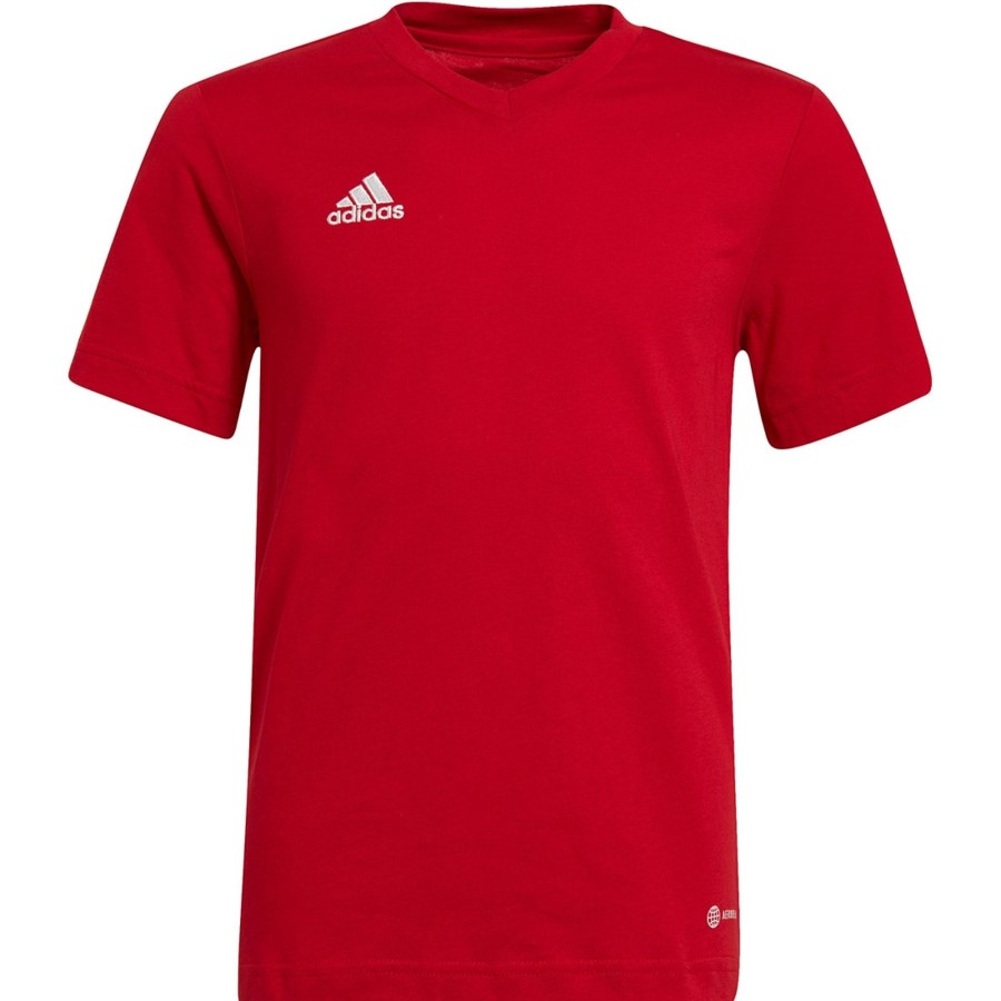 Kinder Adidas T-Shirts | Adidas Kinder T-Shirt Entrada 22 Rot