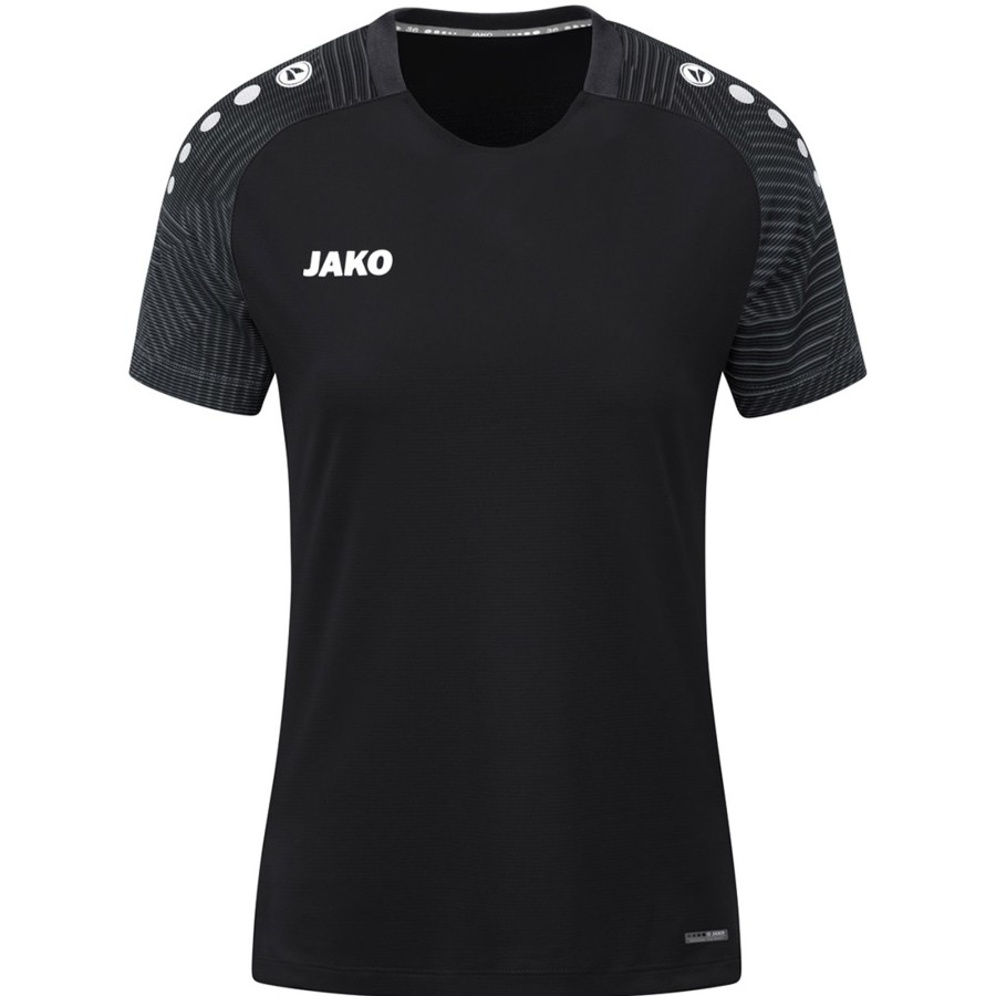 Damen Jako T-Shirts | Jako Damen T-Shirt Performance Schwarz-Grau