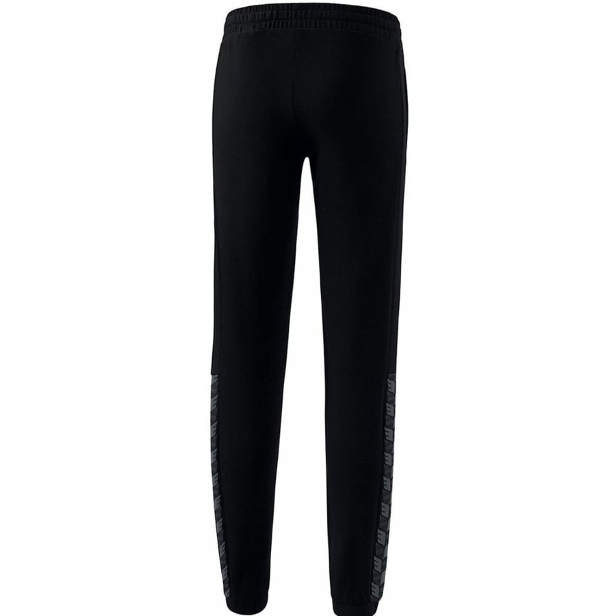 Damen Erima Jogginghosen | Erima Damen Sweathose Essential Team Schwarz-Grau