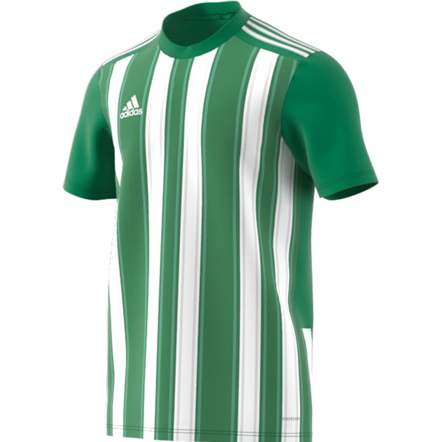 Herren Adidas Trikots | Adidas Kurzarm Trikot Striped 21 Grun-Weis