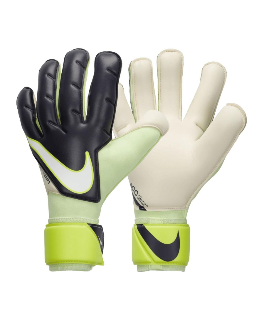 Herren Nike Torwarthandschuhe | Nike Vapor Grip3 Torwarthandschuhe Luminous Grau F015