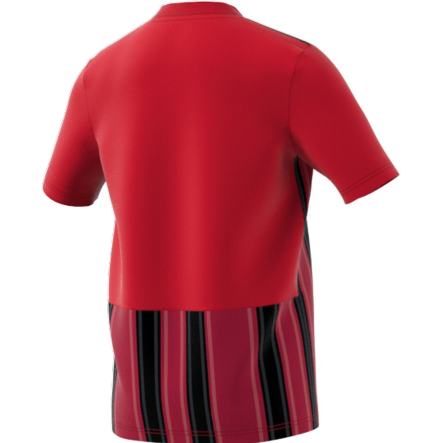 Kinder Adidas Trikots | Adidas Kinder Kurzarm Trikot Striped 21 Rot-Schwarz