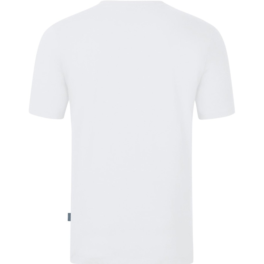 Herren Jako T-Shirts | Jako Herren T-Shirt Organic Stretch Weis