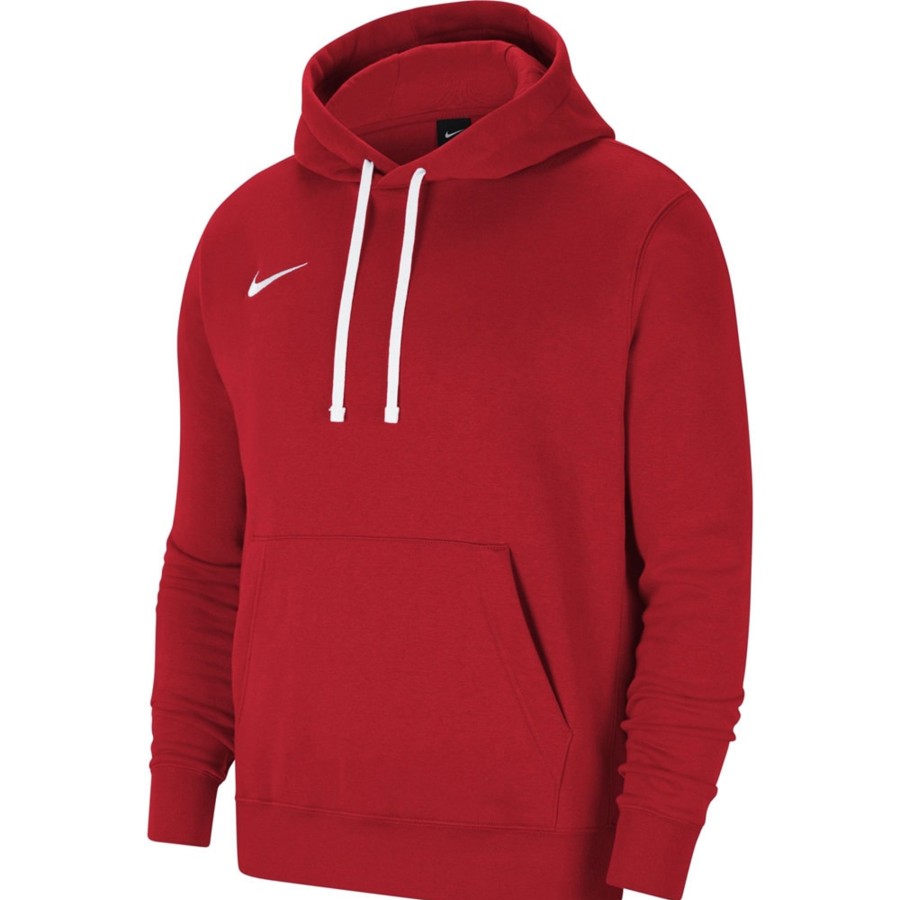 Herren Nike Hoodies | Nike Herren Fleece Hoodie Park 20 Rot-Weis