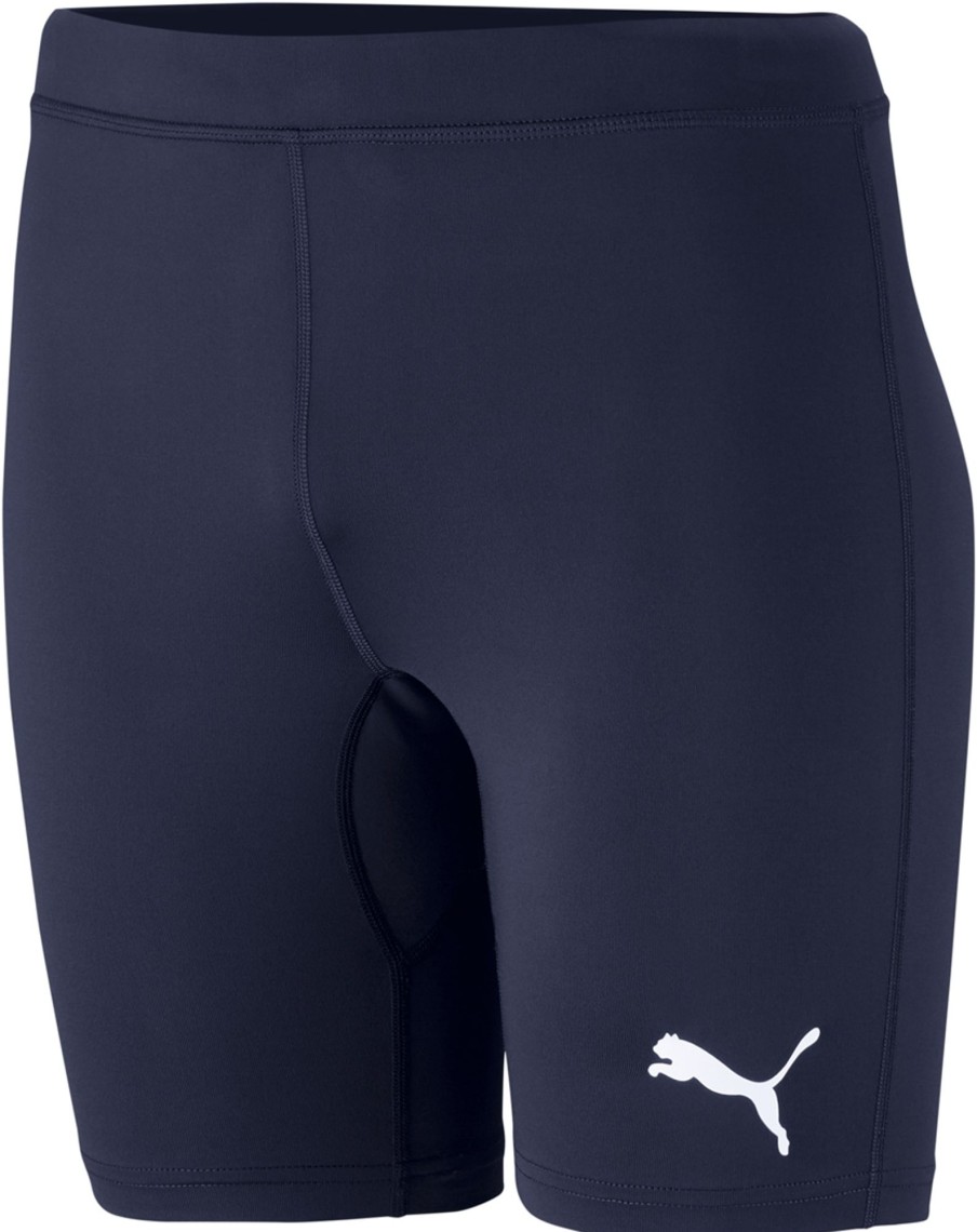 Herren Puma Baselayer | Puma Liga Baselayer Short Tights Peacoat