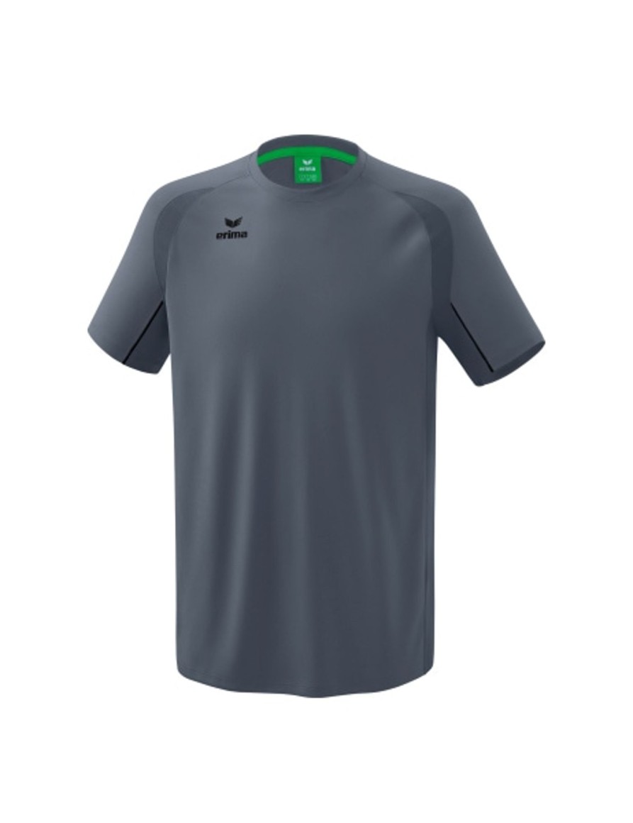 Kinder Erima T-Shirts | Erima Kinder Liga Star Trainings T-Shirt Slate Grey/Schwarz Gunstig