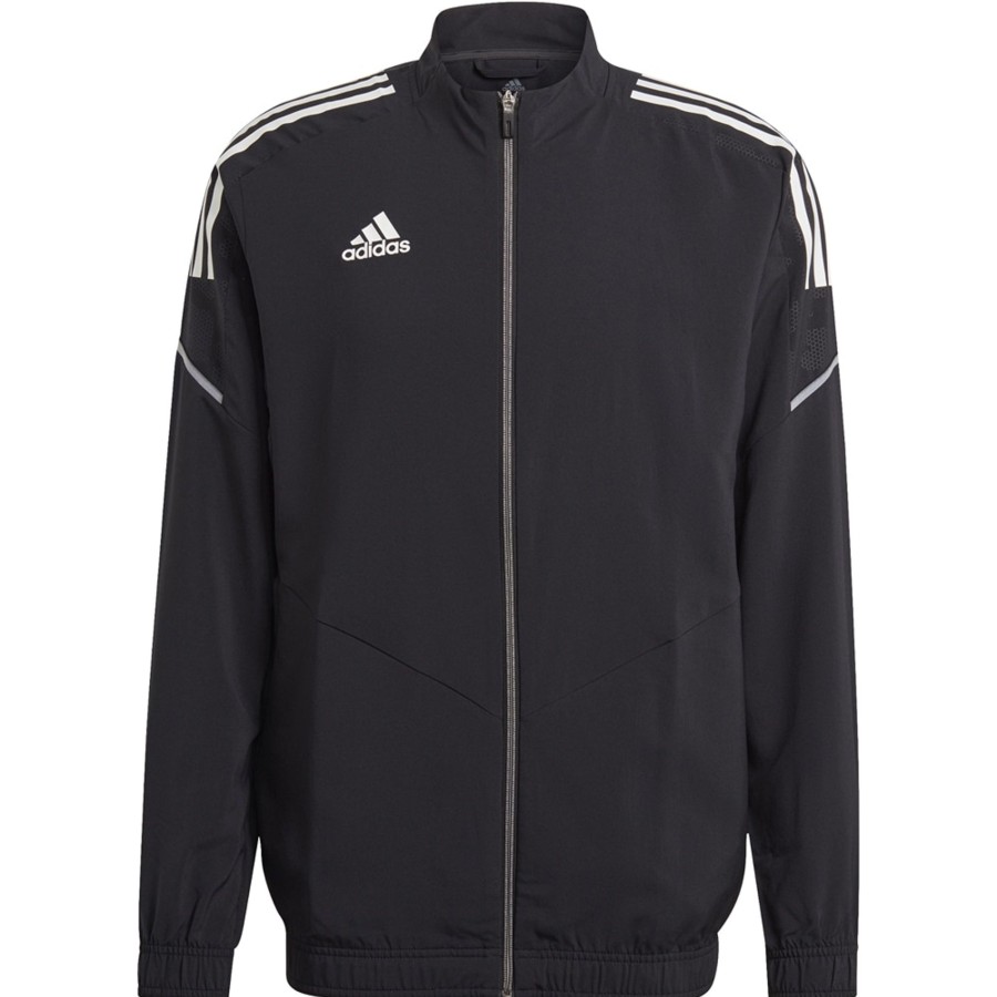 Herren Adidas Jacken | Adidas Prasentationsjacke Condivo 21 Schwarz-Weis