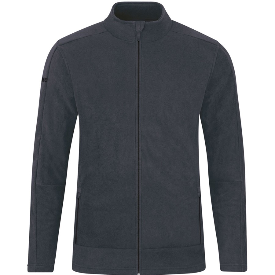 Damen Jako Jacken | Jako Damen Fleecejacke Grau-Schwarz