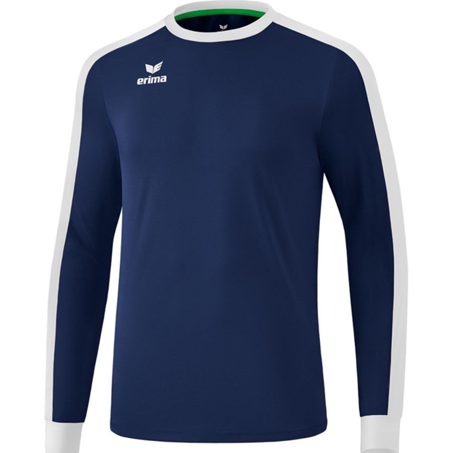 Kinder Erima Trikots | Erima Kinder Langarm Trikot Retro Star Blau-Weis