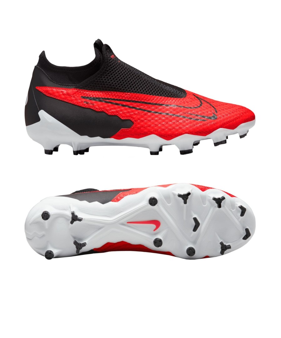 Sportschuhe Nike Nike Fusballschuhe | Nike Fusballschuh Phantom Gx Academy Df Fg/Mg Ready Rot Schwarz Weis