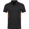 Herren Jako Polo-Shirts | Jako Herren Polo Challenge Schwarz-Orange