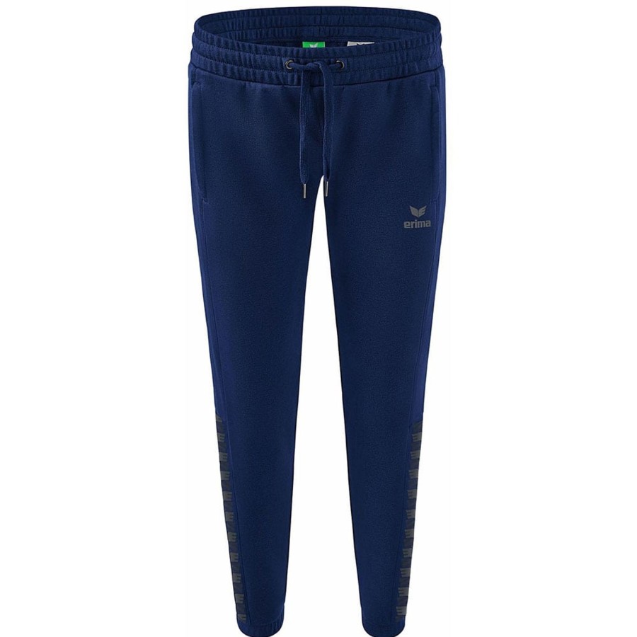 Damen Erima Jogginghosen | Erima Damen Sweathose Essential Team Blau-Grau