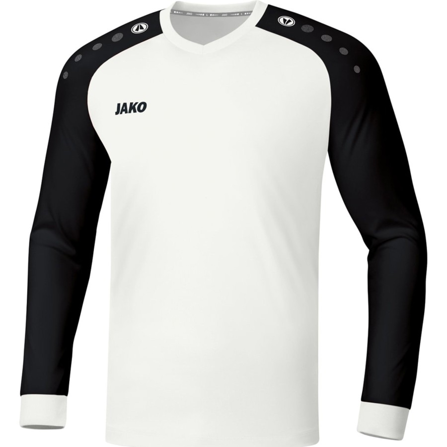 Herren Jako Trikots | Jako Langarm Trikot Champ 2.0 Weis-Schwarz