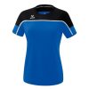 Damen Erima T-Shirts | Erima Damen Change By Erima T-Shirt New Royal/Schwarz/Weis Gunstig