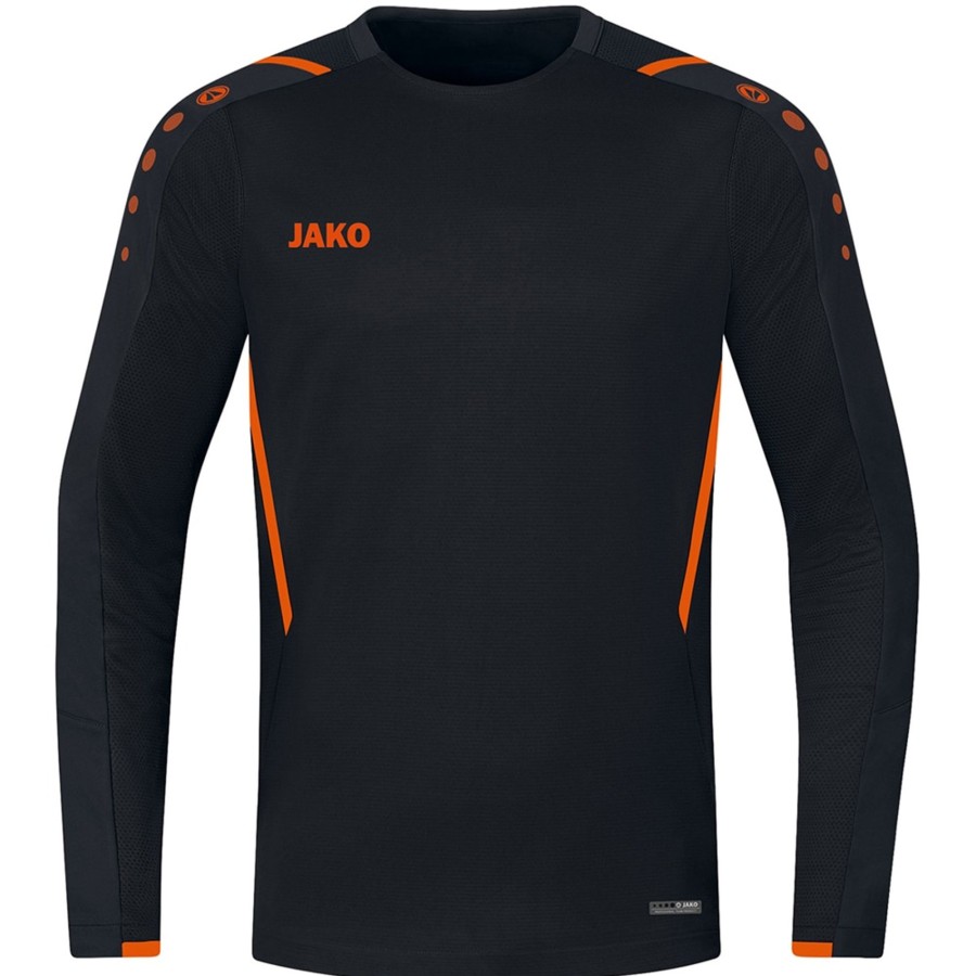 Kinder Jako Sweatshirts | Jako Kinder Sweatshirt Challenge Schwarz-Orange