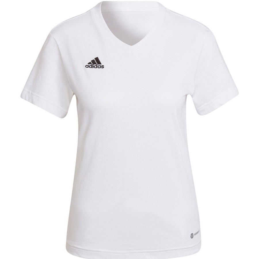 Damen Adidas T-Shirts | Adidas Damen T-Shirt Entrada 22 Weis