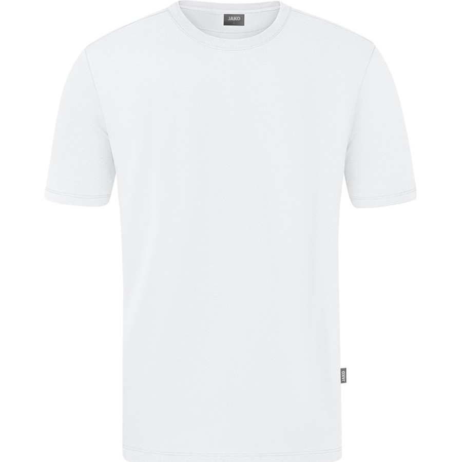 Herren Jako T-Shirts | Jako Herren T-Shirt Doubletex Weis