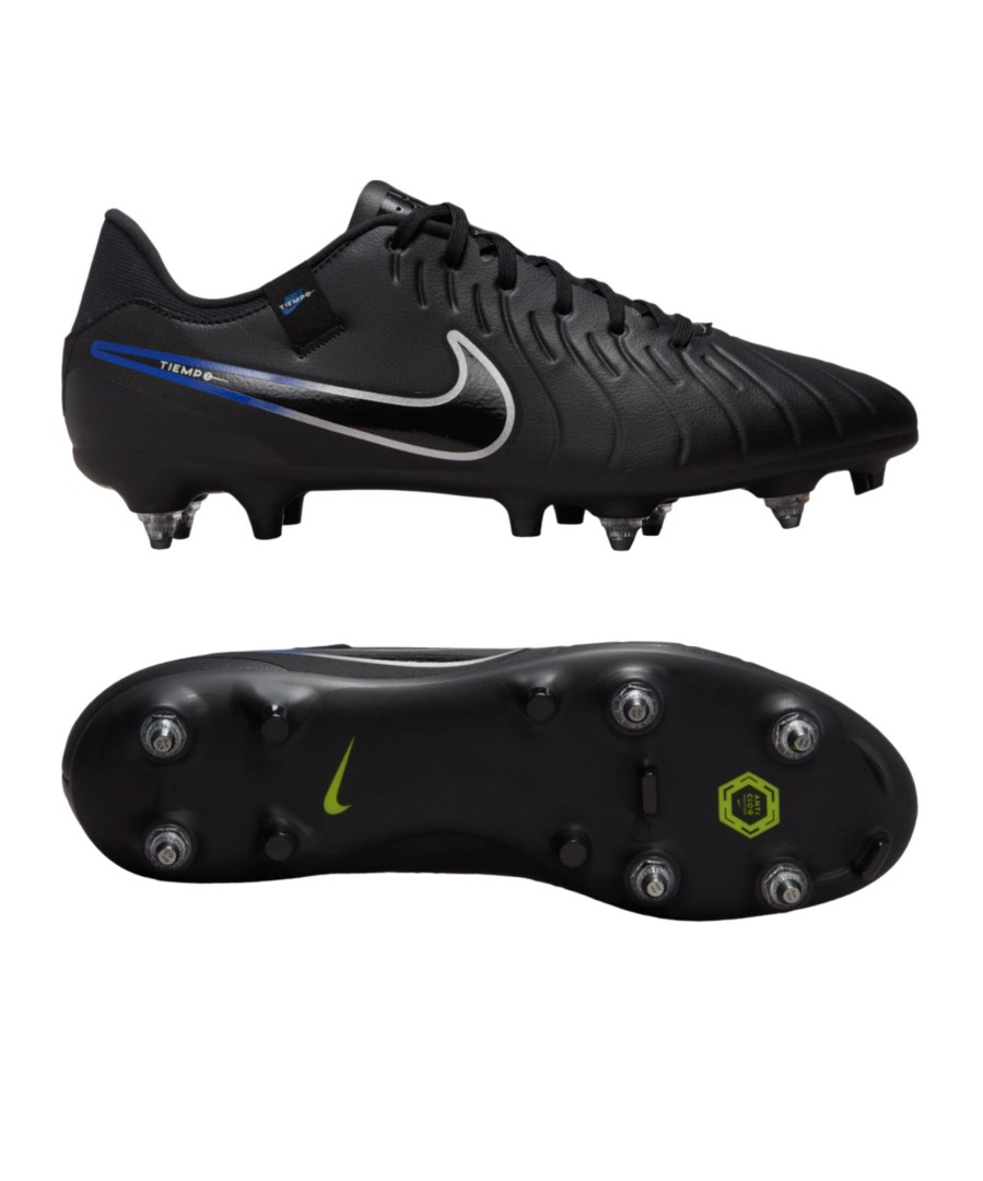 Sportschuhe Nike Nike Fusballschuhe | Nike Fusballschuh Tiempo Legend X Academy Sg-Pro Shadow Schwarz Silber Blau