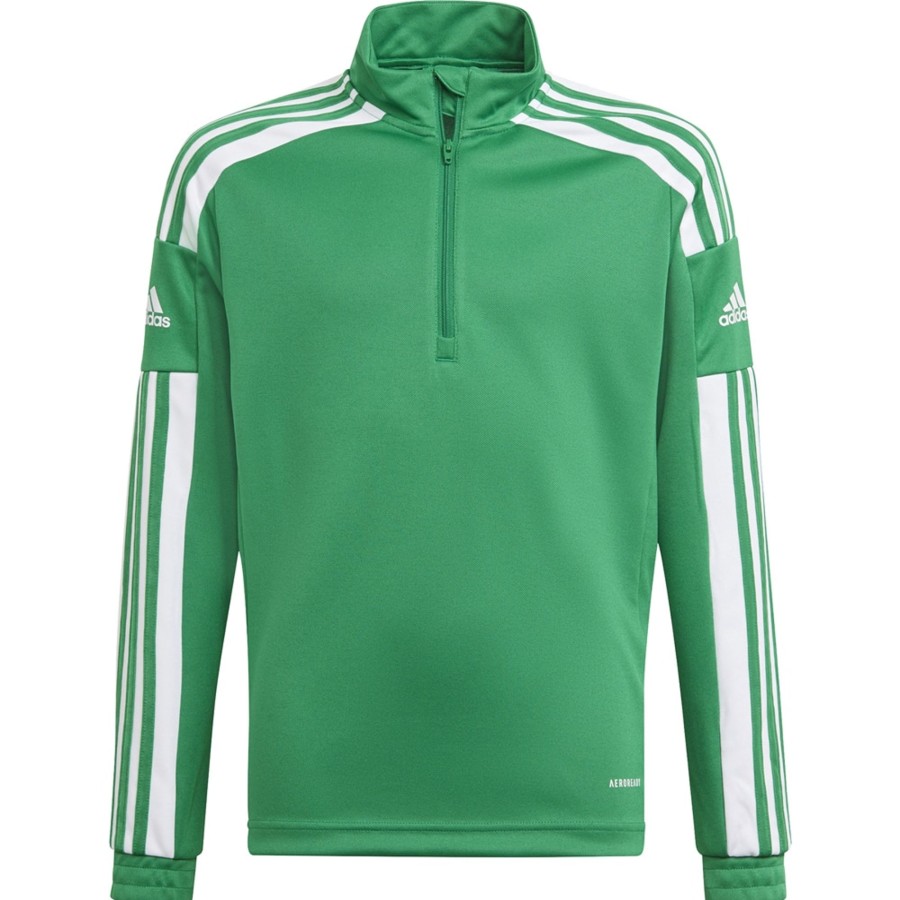 Kinder Adidas Sweatshirts | Adidas Kinder Trainingstop Squadra 21 Grun-Weis