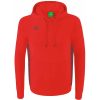 Herren Erima Hoodies | Erima Herren Kapuzensweat Essential Team Rot-Grau