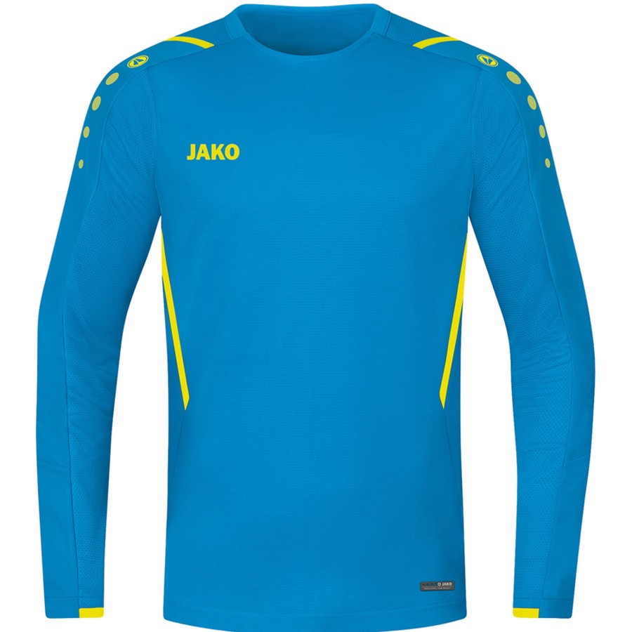 Kinder Jako Sweatshirts | Jako Kinder Sweatshirt Challenge Blau-Gelb