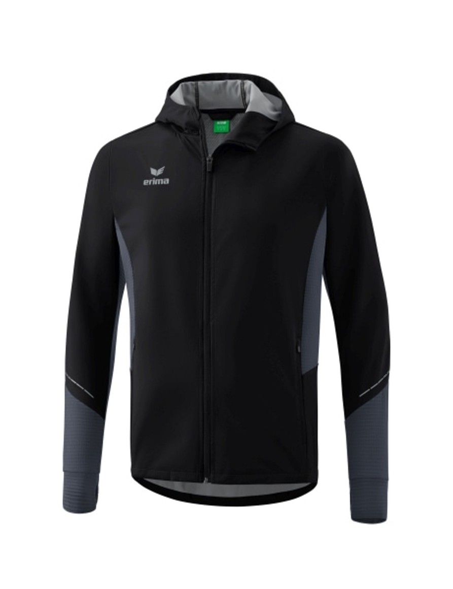 Kinder Erima Jacken | Erima Kinder Racing Runningjacke Schwarz Gunstig