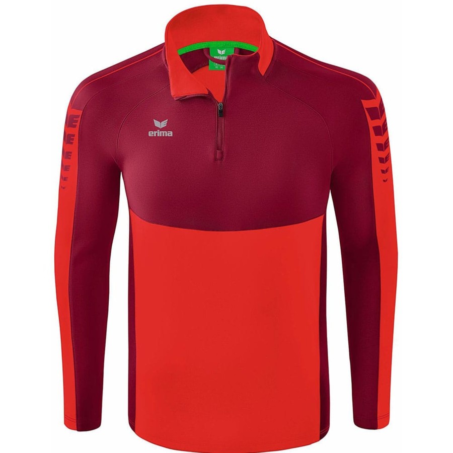 Kinder Erima Sweatshirts | Erima Kinder Trainingstop Six Wings Rot