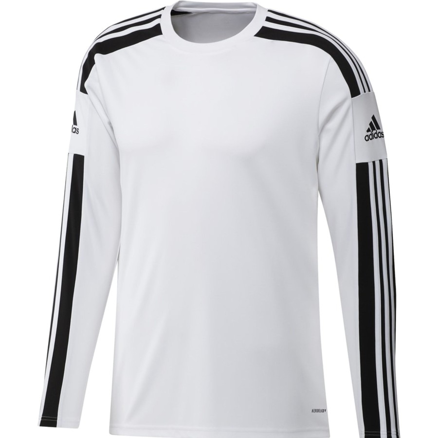 Herren Adidas Trikots | Adidas Herren Langarm Trikot Squadra 21 Weis-Schwarz