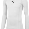 Herren Puma Baselayer | Puma Liga Baselayer Langarm Shirt Puma White