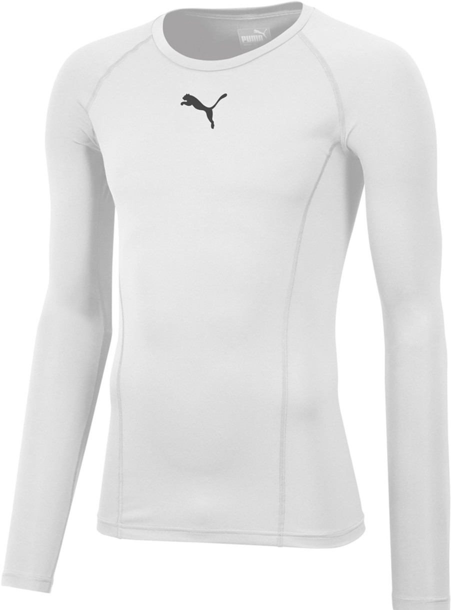 Herren Puma Baselayer | Puma Liga Baselayer Langarm Shirt Puma White