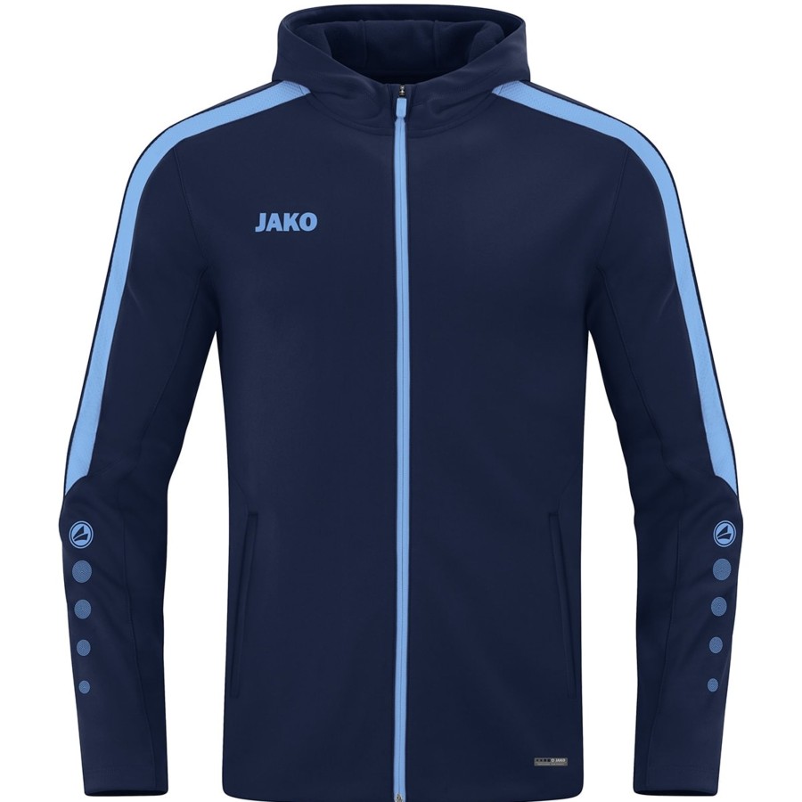 Damen Jako Jacken | Jako Kinder Kapuzenjacke Power Marine/Skyblue