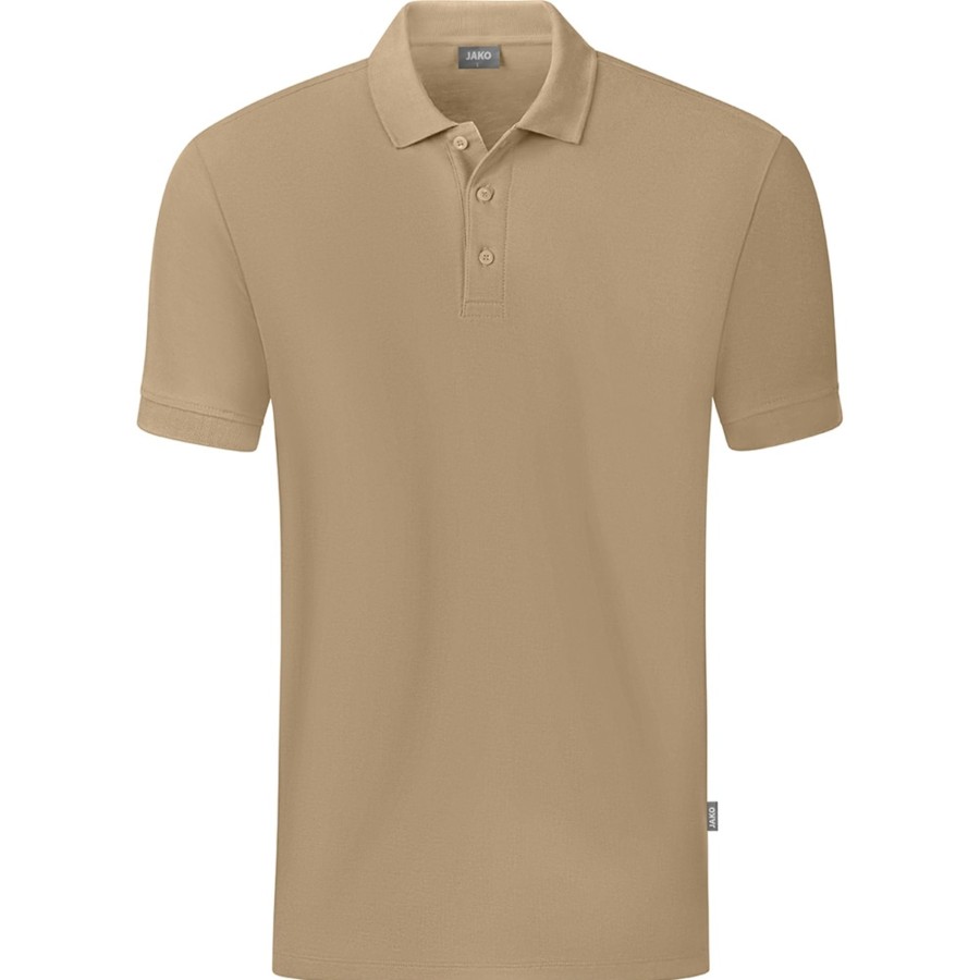 Herren Jako Polo-Shirts | Jako Herren Polo Organic Beige