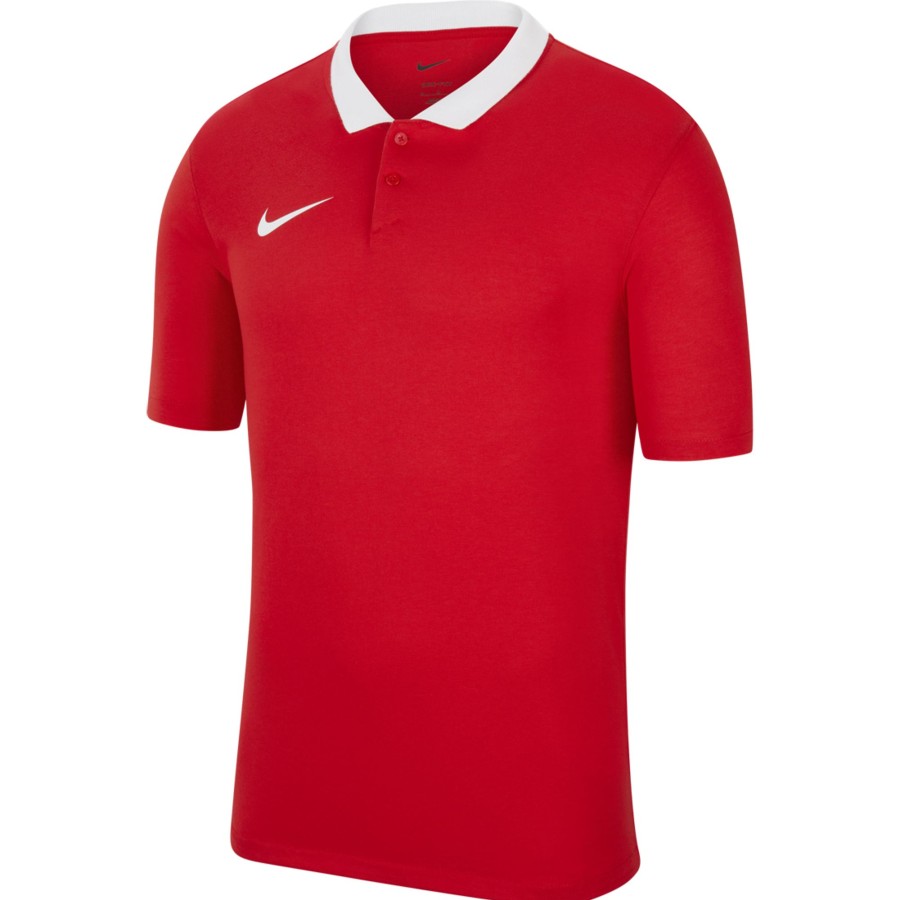 Herren Nike Polo-Shirts | Nike Herren Poloshirt Park 20 Rot-Weis