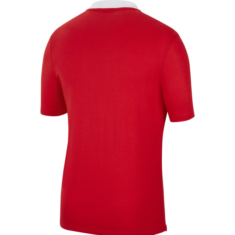 Herren Nike Polo-Shirts | Nike Herren Poloshirt Park 20 Rot-Weis