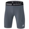 Kinder Erima Laufhosen | Erima Kinder Elemental Tight Kurz Slate Grey Gunstig