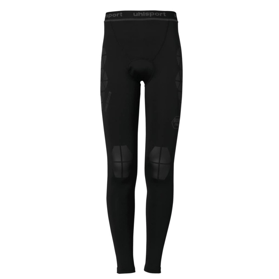 Damen Uhlsport Torwarthosen | Uhlsport Bionikframe Res Longtight Black Edition Schwarz