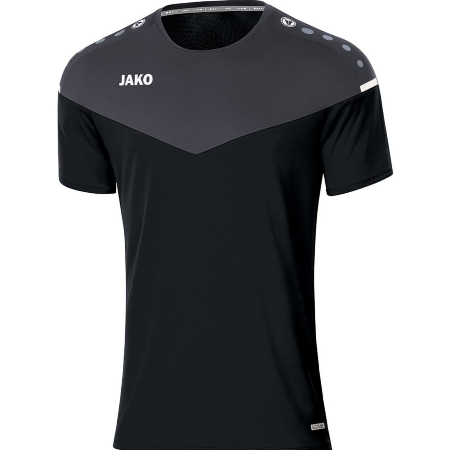 Damen Jako T-Shirts | Jako Damen T-Shirt Champ 2.0 Schwarz-Grau