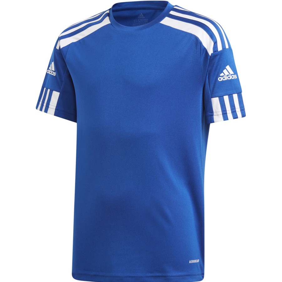 Kinder Adidas Trikots | Adidas Kinder Kurzarm Trikot Squadra 21 Blau-Weis