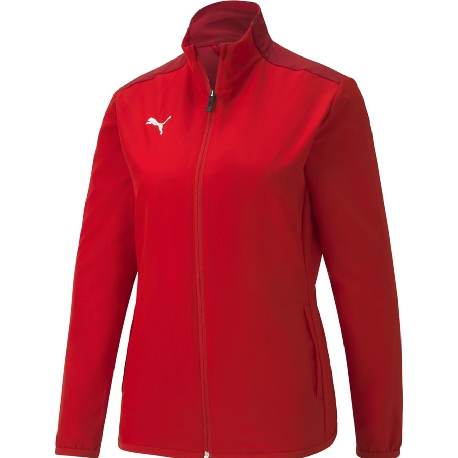 Damen Puma Jacken | Puma Damen Trainingsjacke Teamgoal 23 Sideline Rot