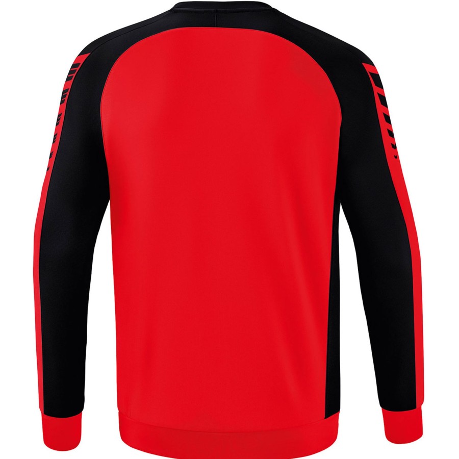 Kinder Erima Sweatshirts | Erima Kinder Sweatshirt Six Wings Rot-Schwarz