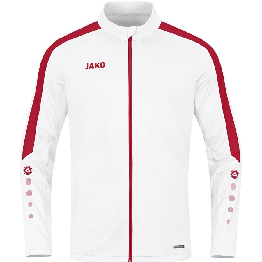 Damen Jako Jacken | Jako Kinder Polyesterjacke Power Weis/Rot