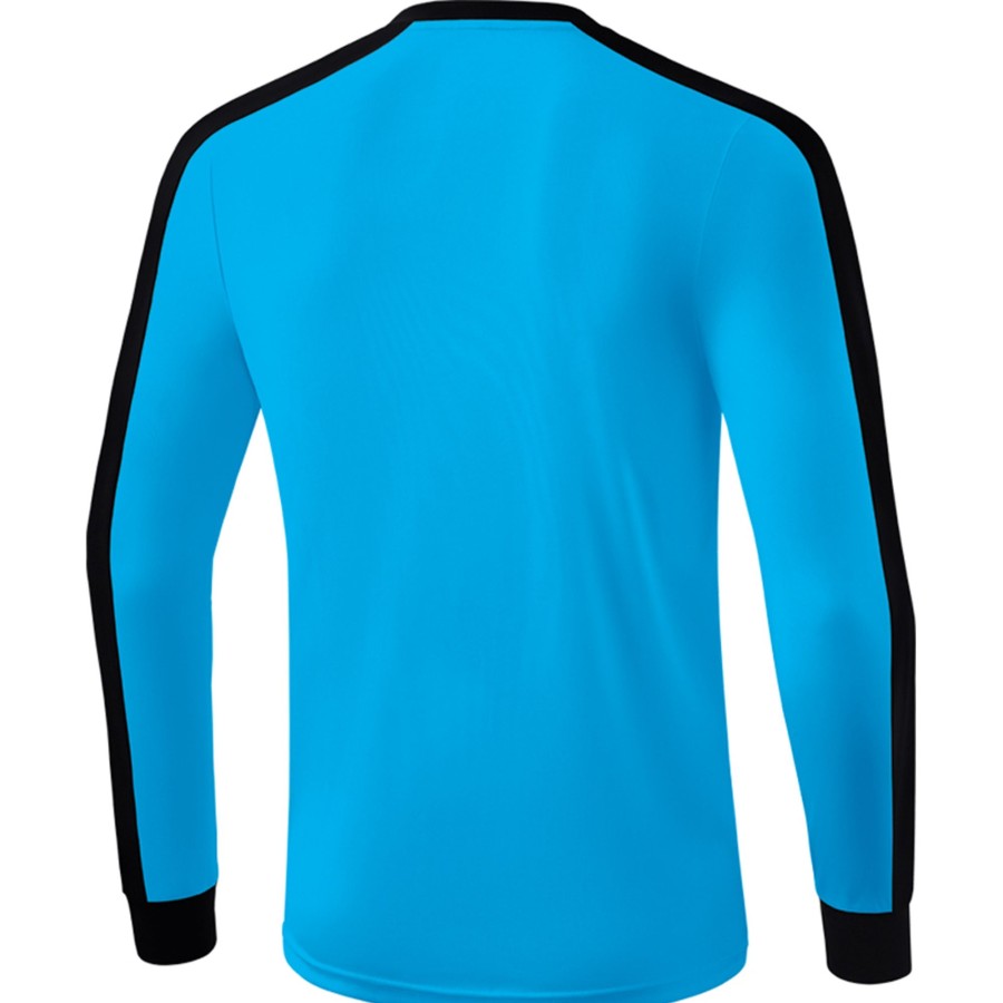 Herren Erima Trikots | Erima Herren Langarm Trikot Retro Star Blau-Schwarz