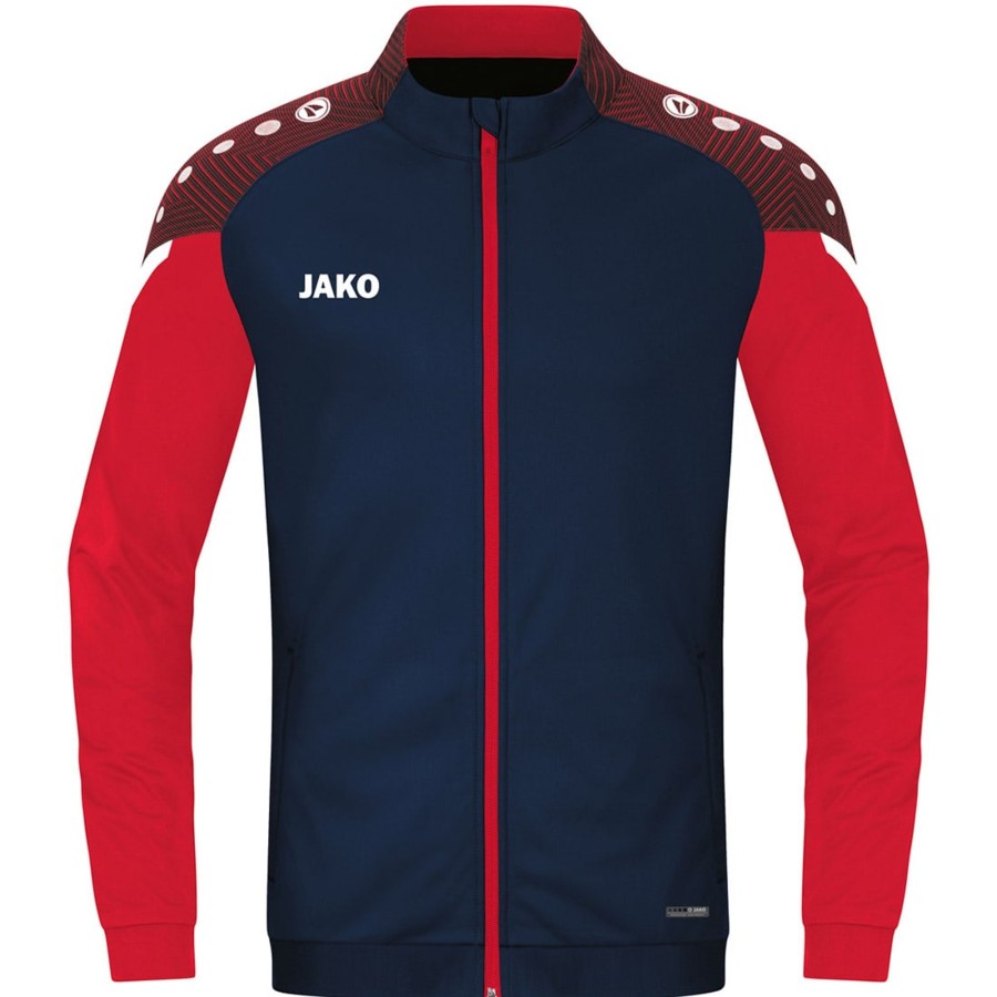 Kinder Jako Jacken | Jako Kinder Polyesterjacke Performance Blau-Rot