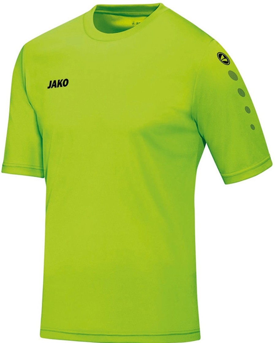 Kinder Jako Trikots | Jako Team Kurzarm Trikot Neongrun