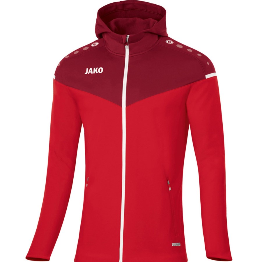 Damen Jako Jacken | Jako Damen Kapuzenjacke Champ 2.0 Rot