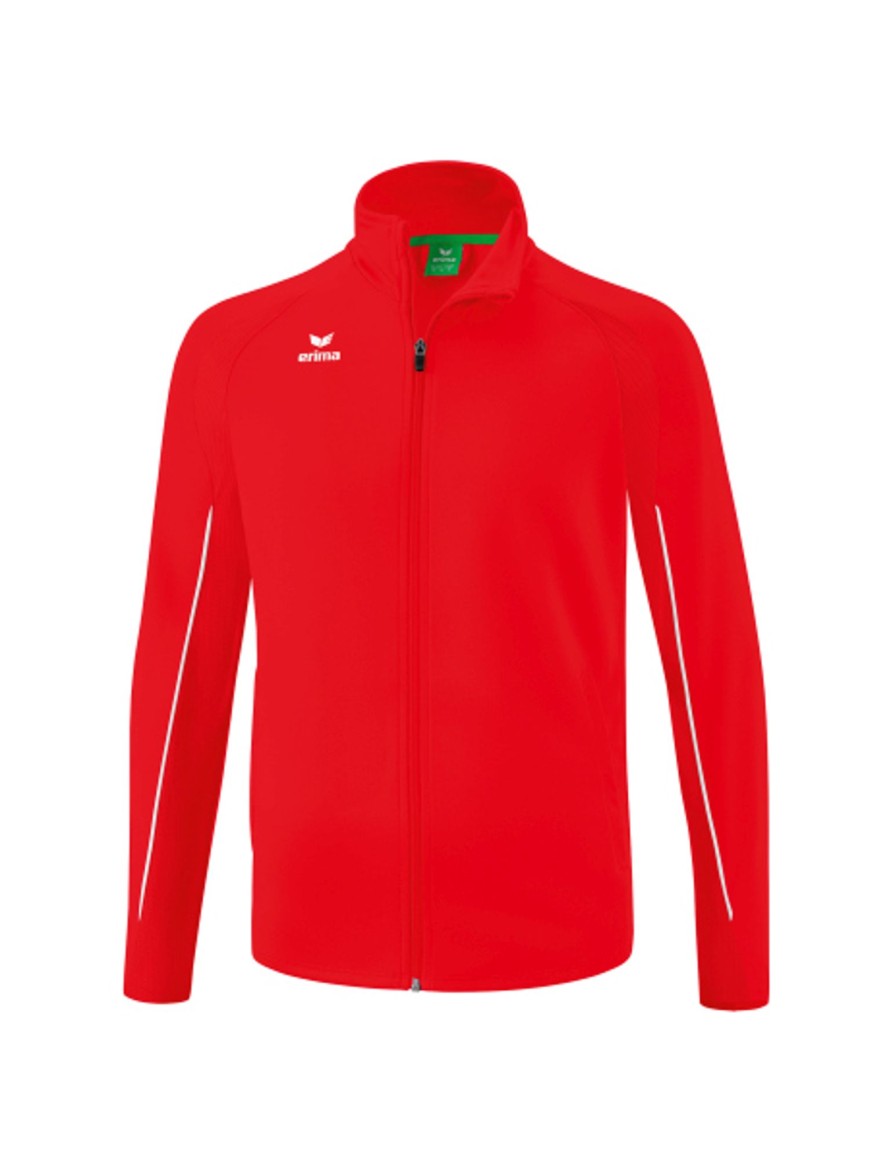 Kinder Erima Jacken | Erima Kinder Liga Star Polyester Trainingsjacke Rot/Weis Gunstig